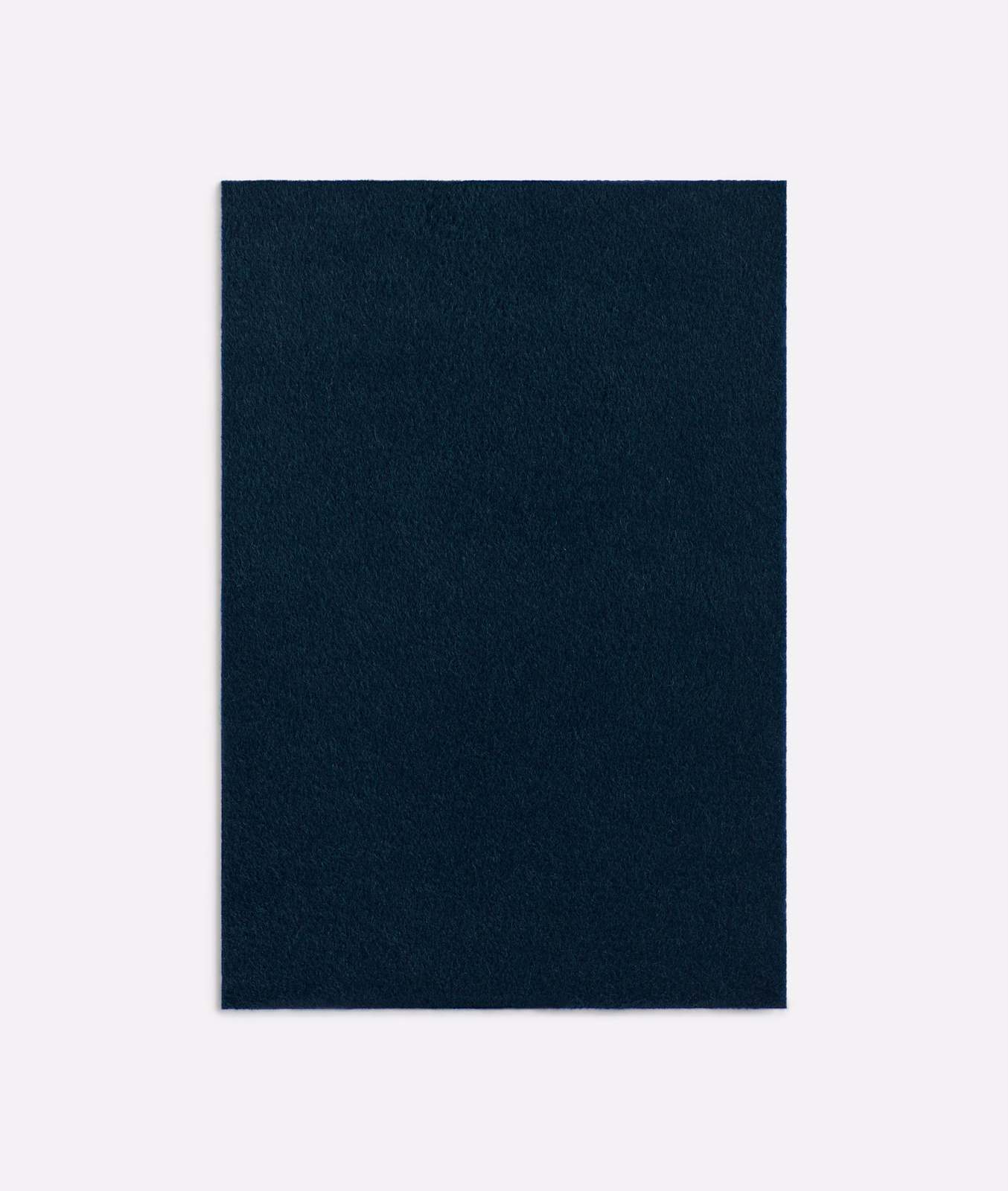 Deep storm-blue curtain fabric swatch with a softly brushed, velvety surface