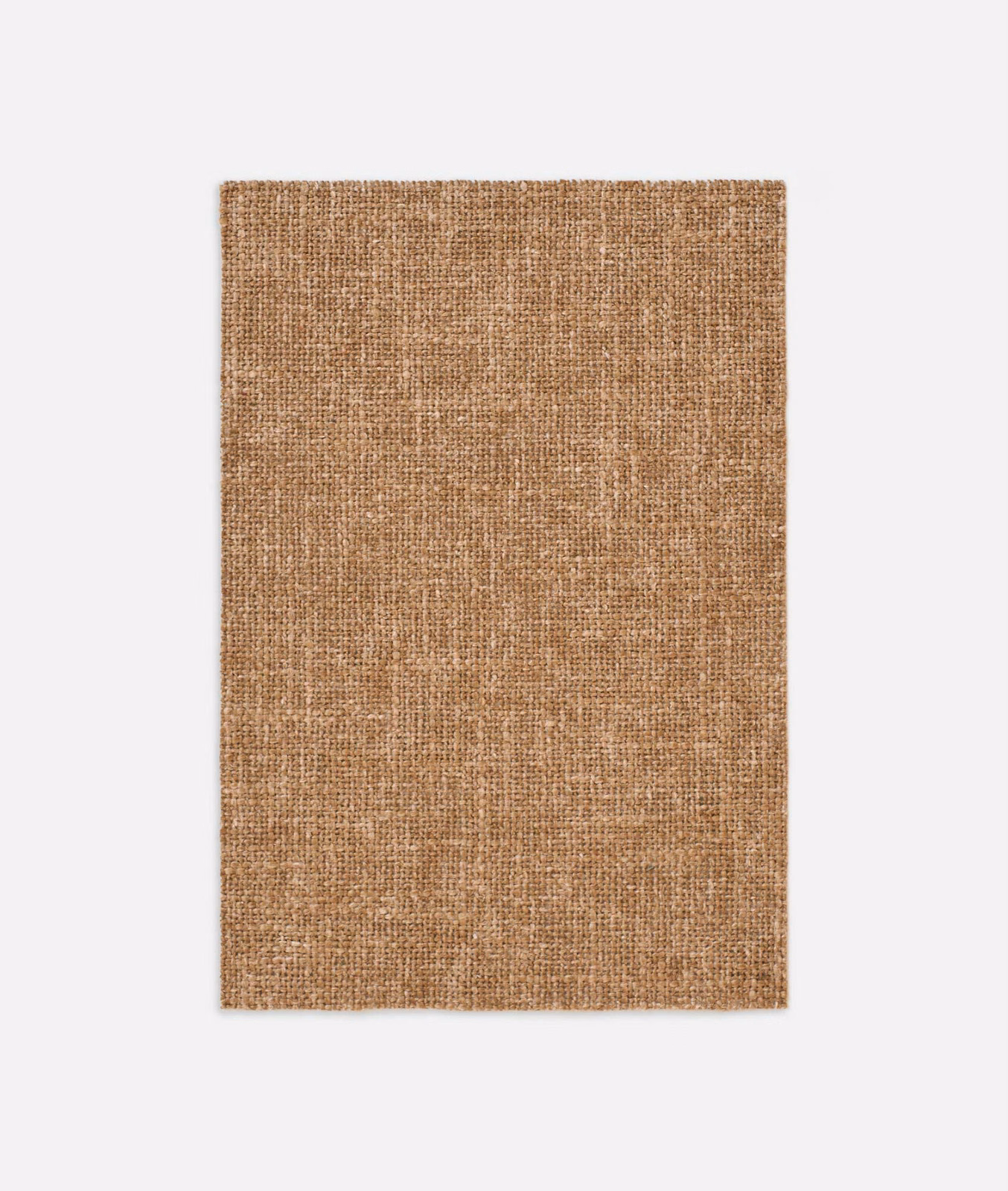 Warm Anversa Ocra swatch showing a dense ochre-brown plain weave with pale yarn flecks.