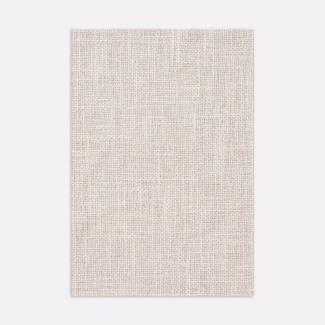 Pale oyster-beige curtain fabric with a fine, softly textured square weave