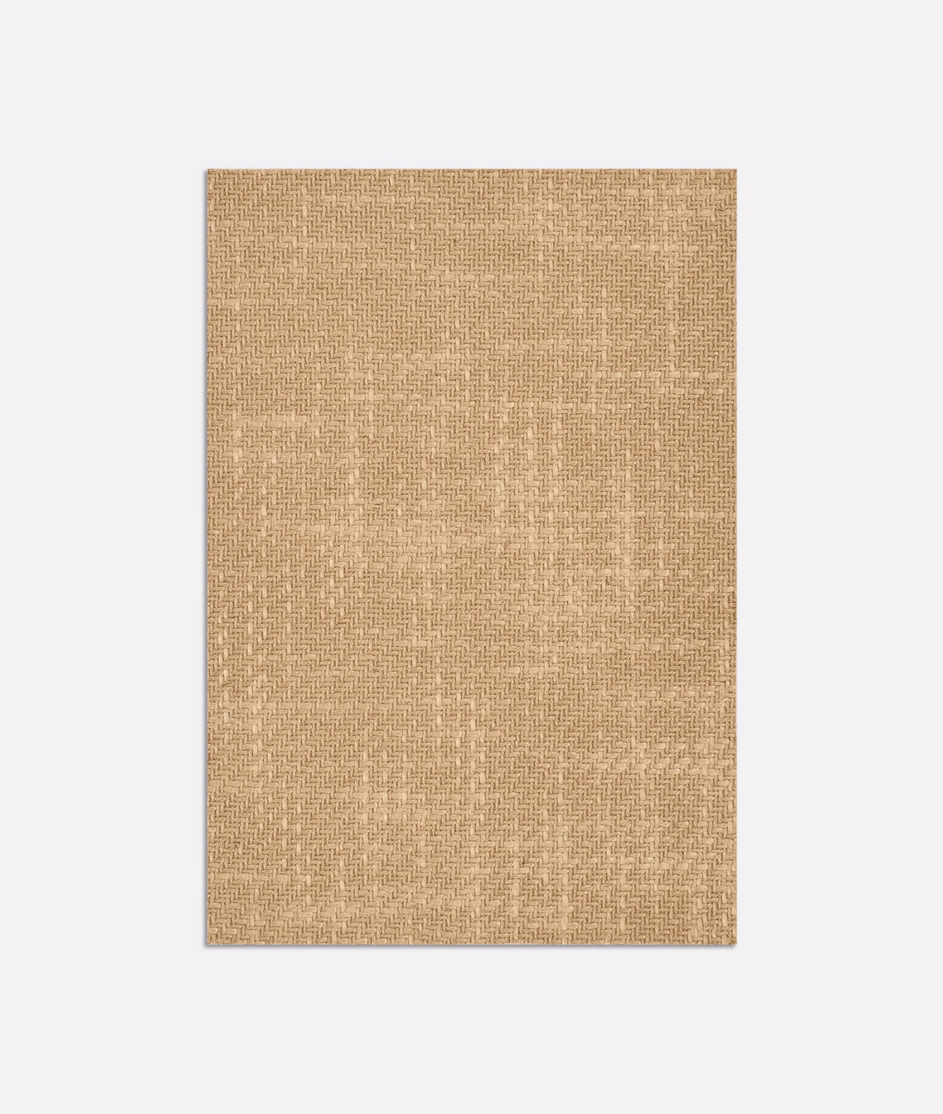 Warm straw-beige woven curtain fabric with subtle slub texture and natural tonal variation