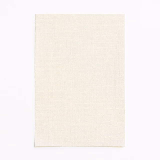 Warm ivory swatch with a fine, subtle crosshatch weave and matte texture