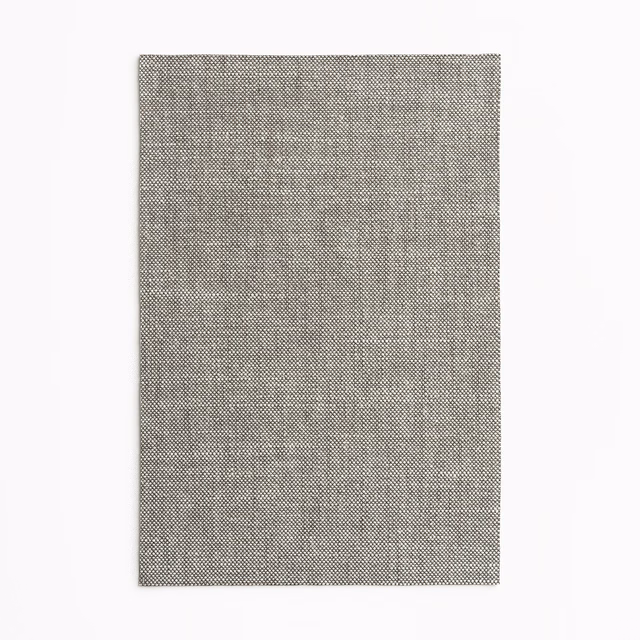 Warm stone-grey Chambray Roccia with a tiny salt-and-pepper checked weave