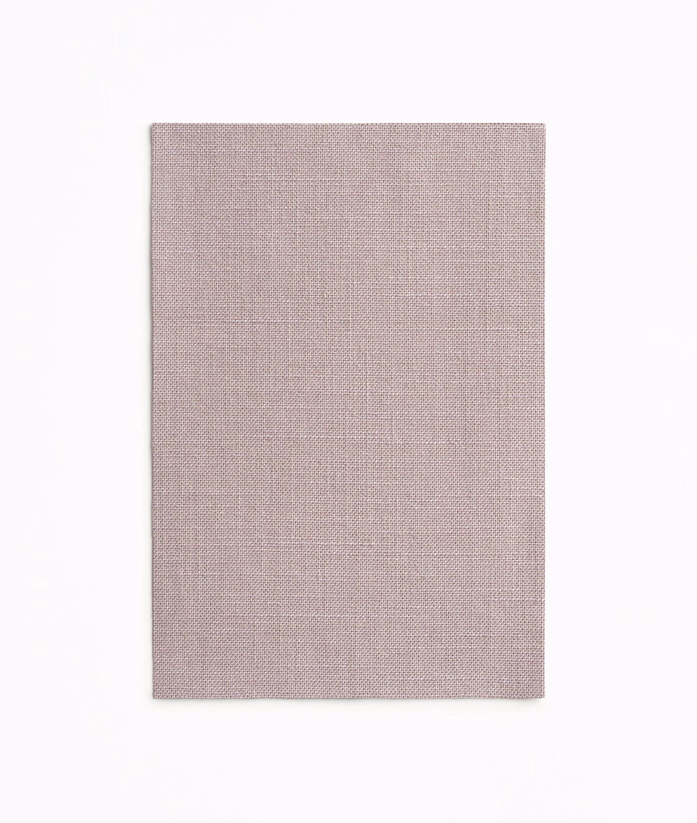 Dusty rose Chambray Rosè swatch showing a fine, even crosshatch weave