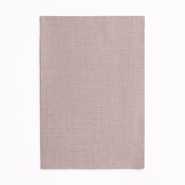Dusty rose Chambray Rosè swatch showing a fine, even crosshatch weave