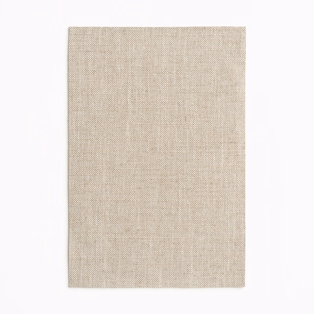Soft greige-beige curtain fabric with a fine irregular woven texture