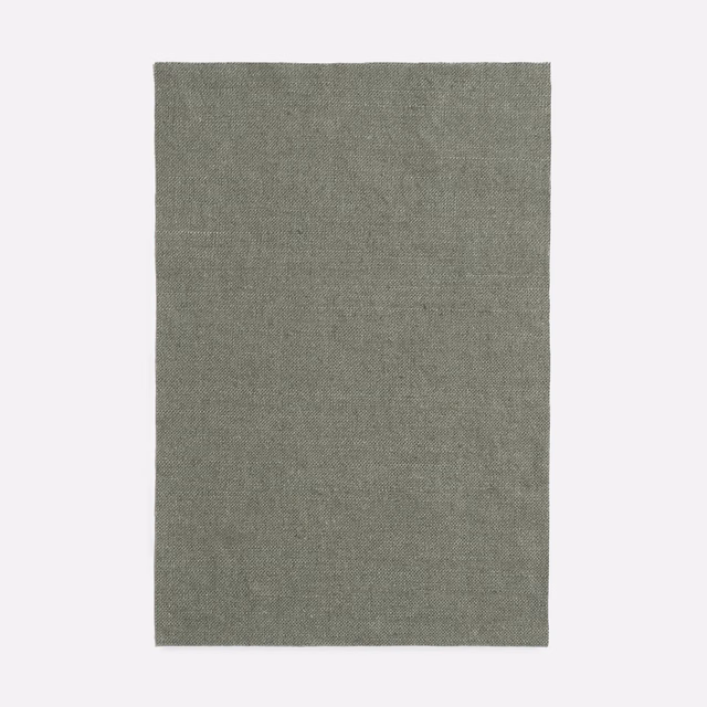 Muted agave grey-green curtain fabric with a fine, softly textured plain weave