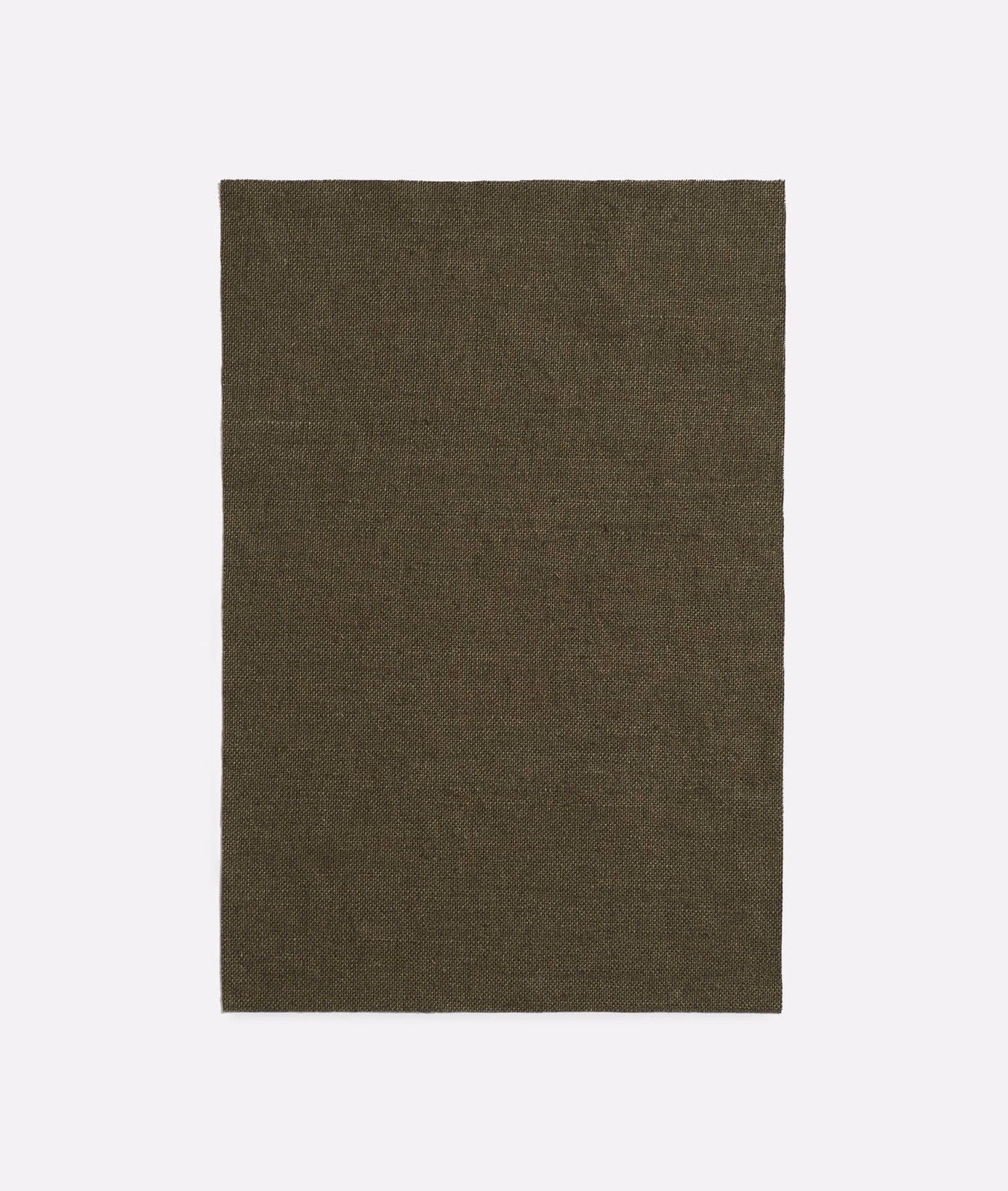 Dark bronze-brown plain fabric swatch with fine woven texture and subtle tonal mottling