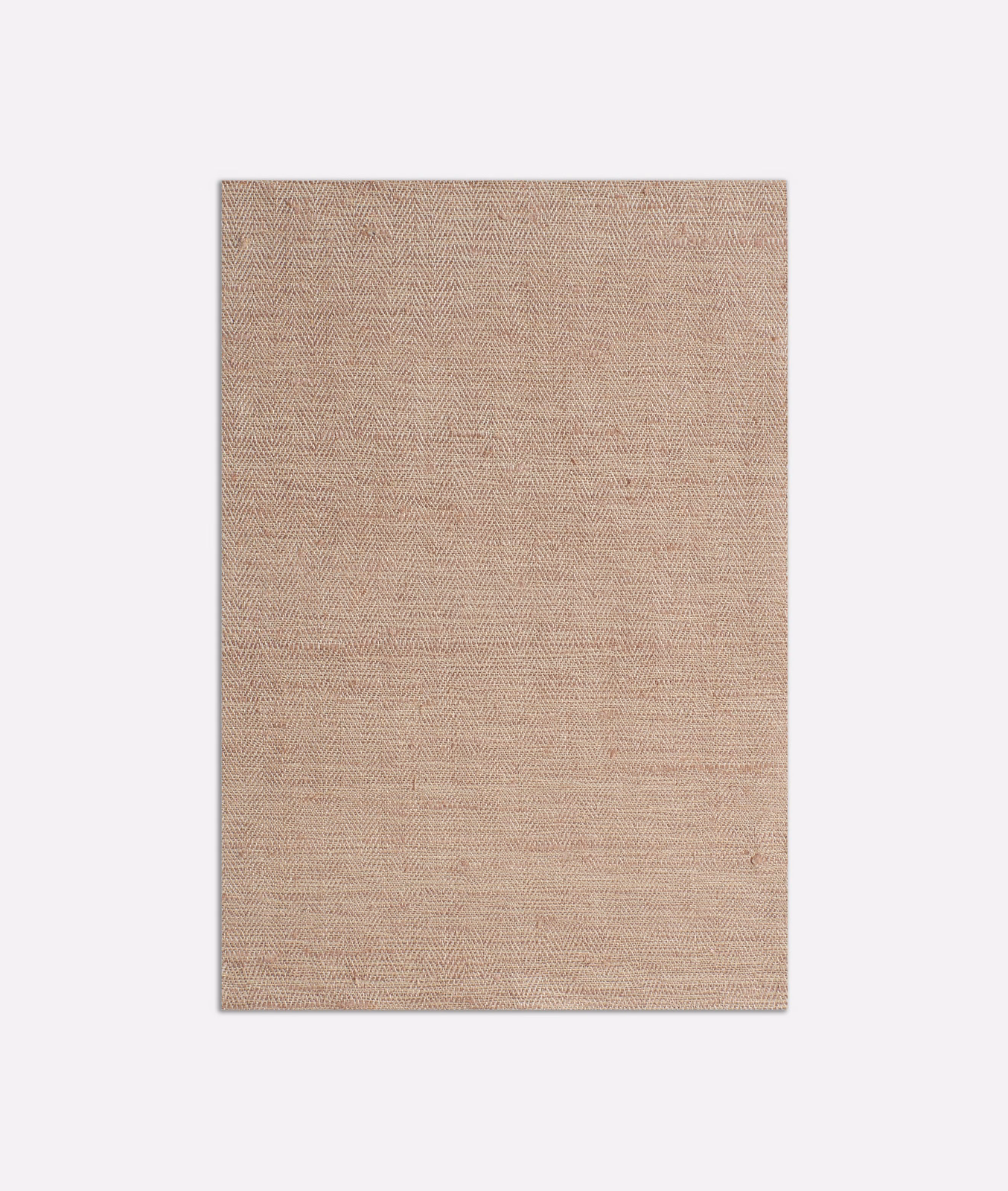 Warm blush-beige plain weave showing fine horizontal texture across the fabric swatch