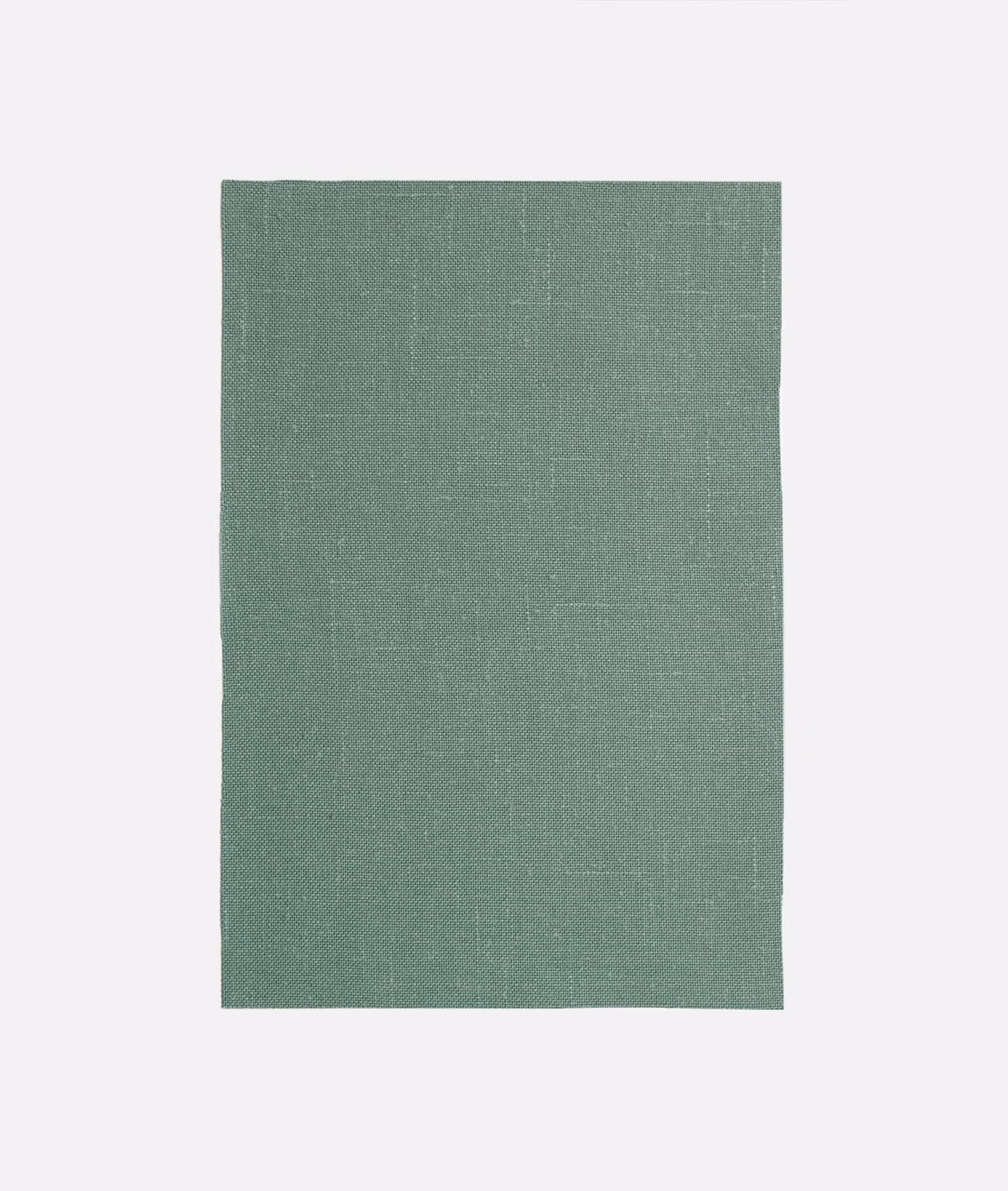Muted agave green curtain fabric with a fine, subtly irregular plain weave