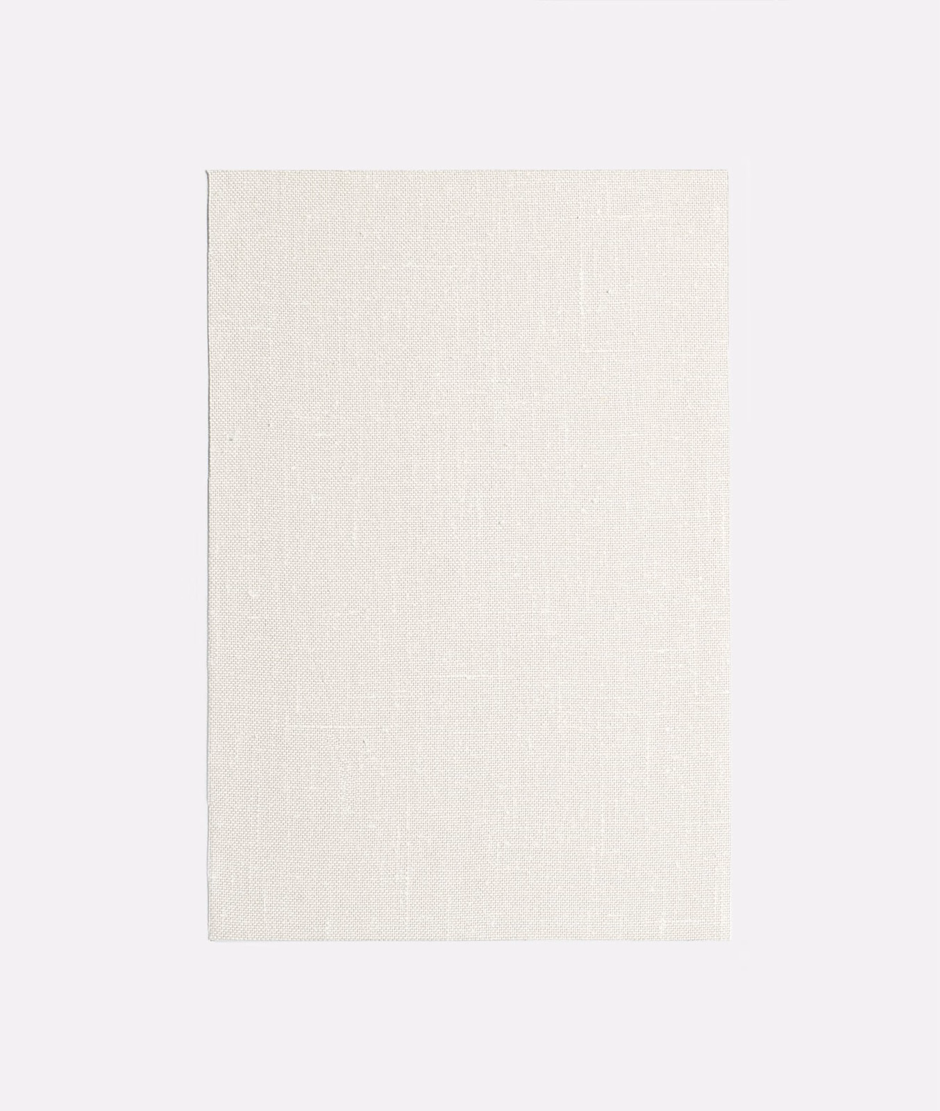 Pale ivory woven curtain fabric with subtle vertical grain and soft light-catching texture