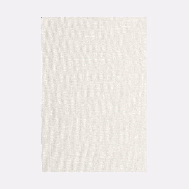 Pale ivory woven curtain fabric with subtle vertical grain and soft light-catching texture