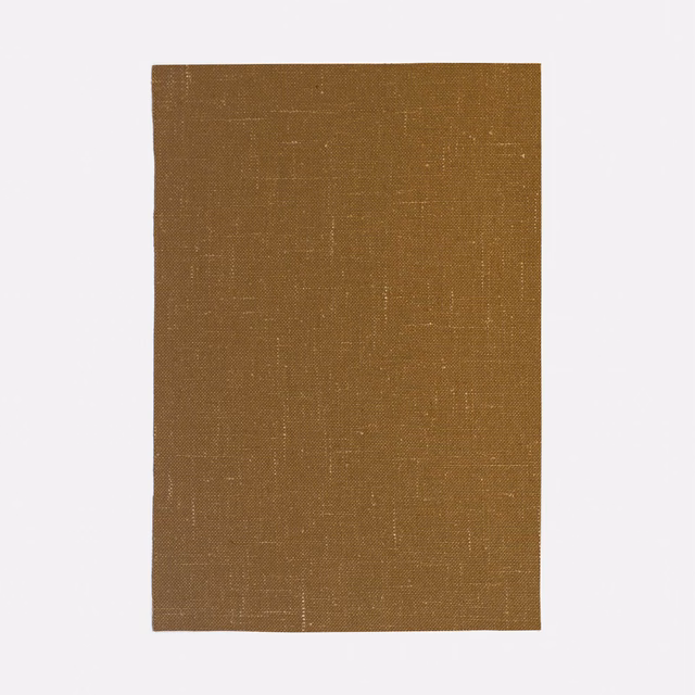 Warm bronze-brown woven swatch with subtle slub texture and restrained tonal variation