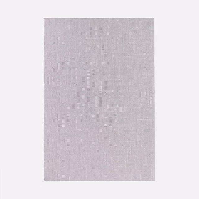 Pale lilac woven fabric with a fine, subtly crosshatched surface