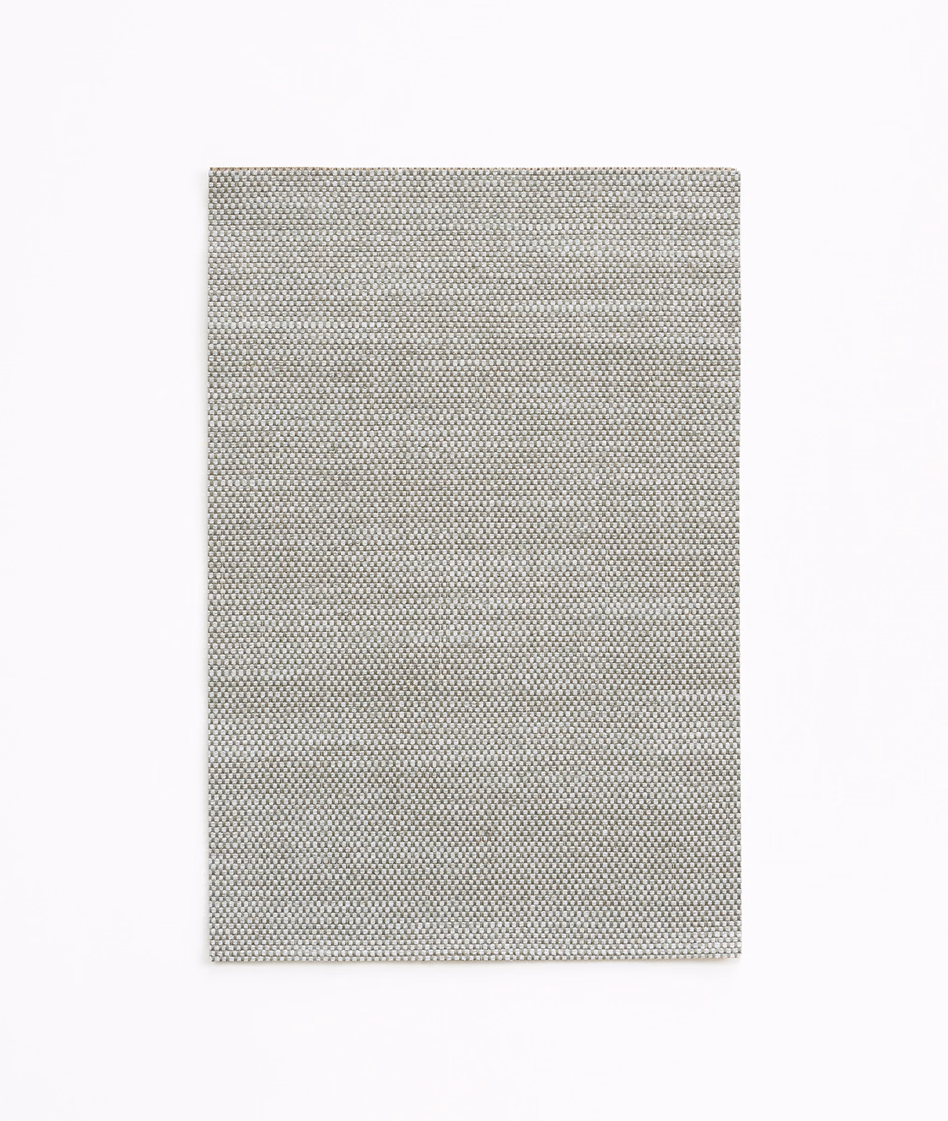 Muted aqua-grey woven textile with a tiny, even two-tone surface pattern