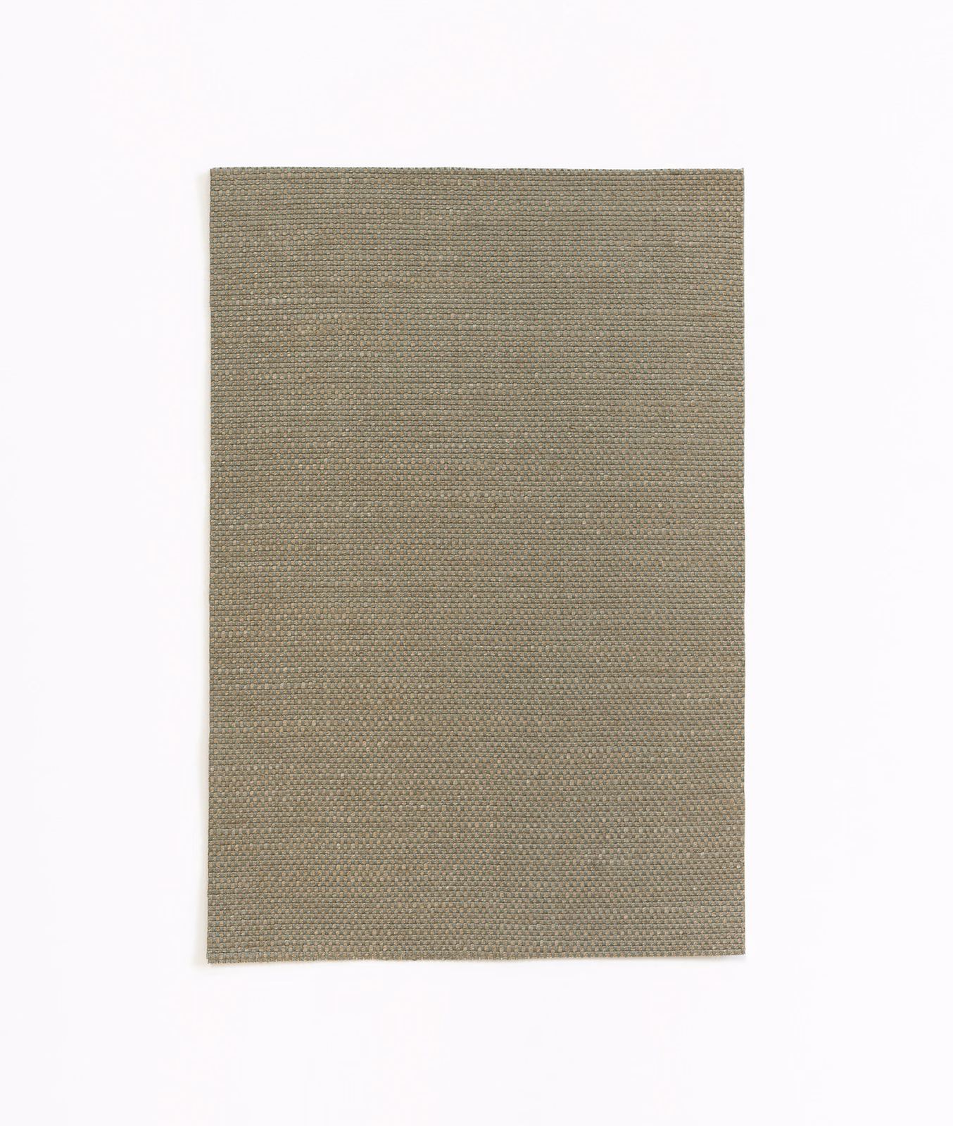 Close-up of warm taupe fabric with a fine, even woven texture