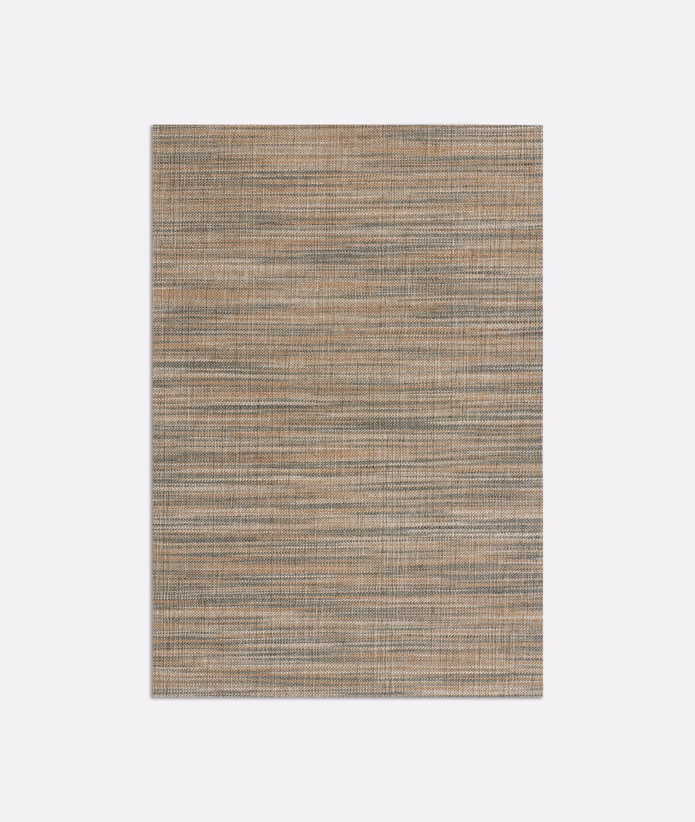 Muted taupe-grey textile with fine horizontal striations and a softly irregular weave