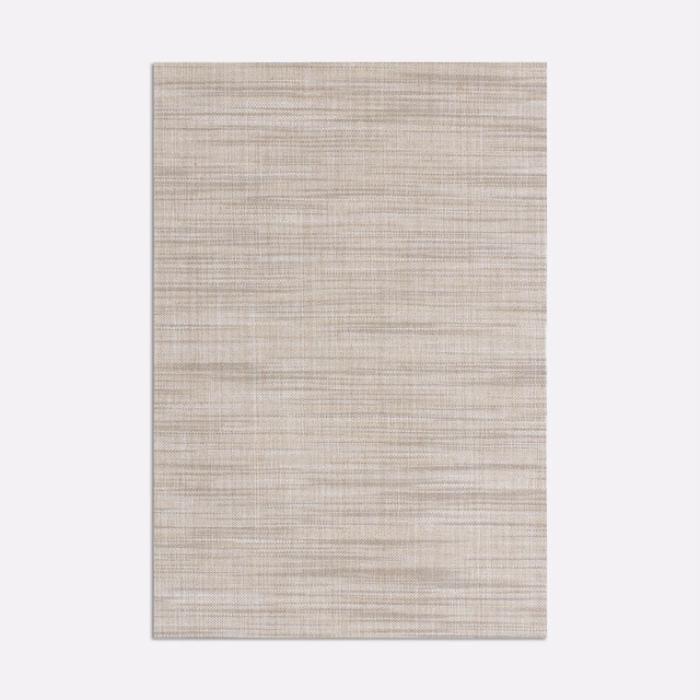 Pale greige Dedar curtain fabric with fine horizontal woven striations