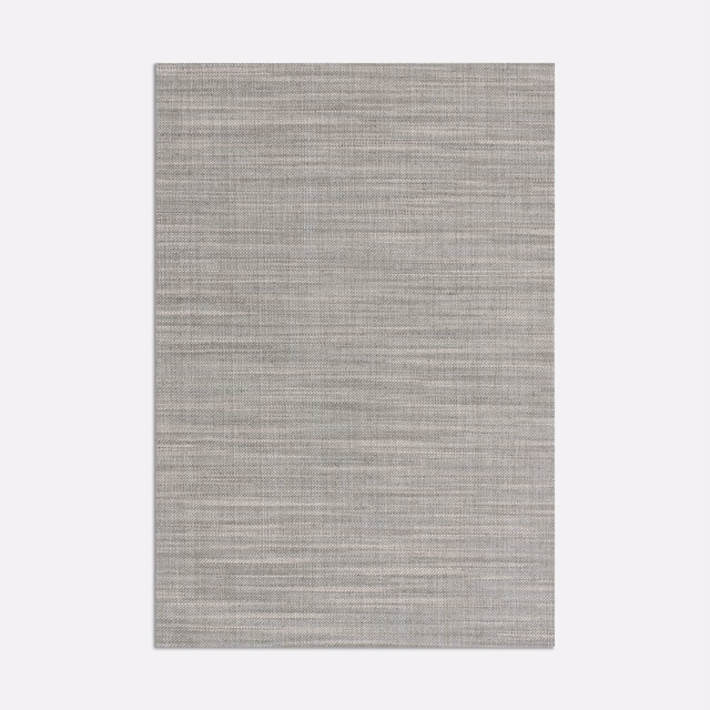 Soft cloud-grey fabric swatch with fine irregular horizontal woven lines