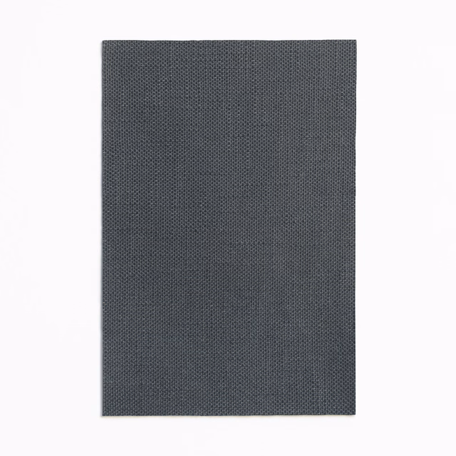 Dark slate-grey Flair Ardesia fabric with a fine, tightly woven micro-texture