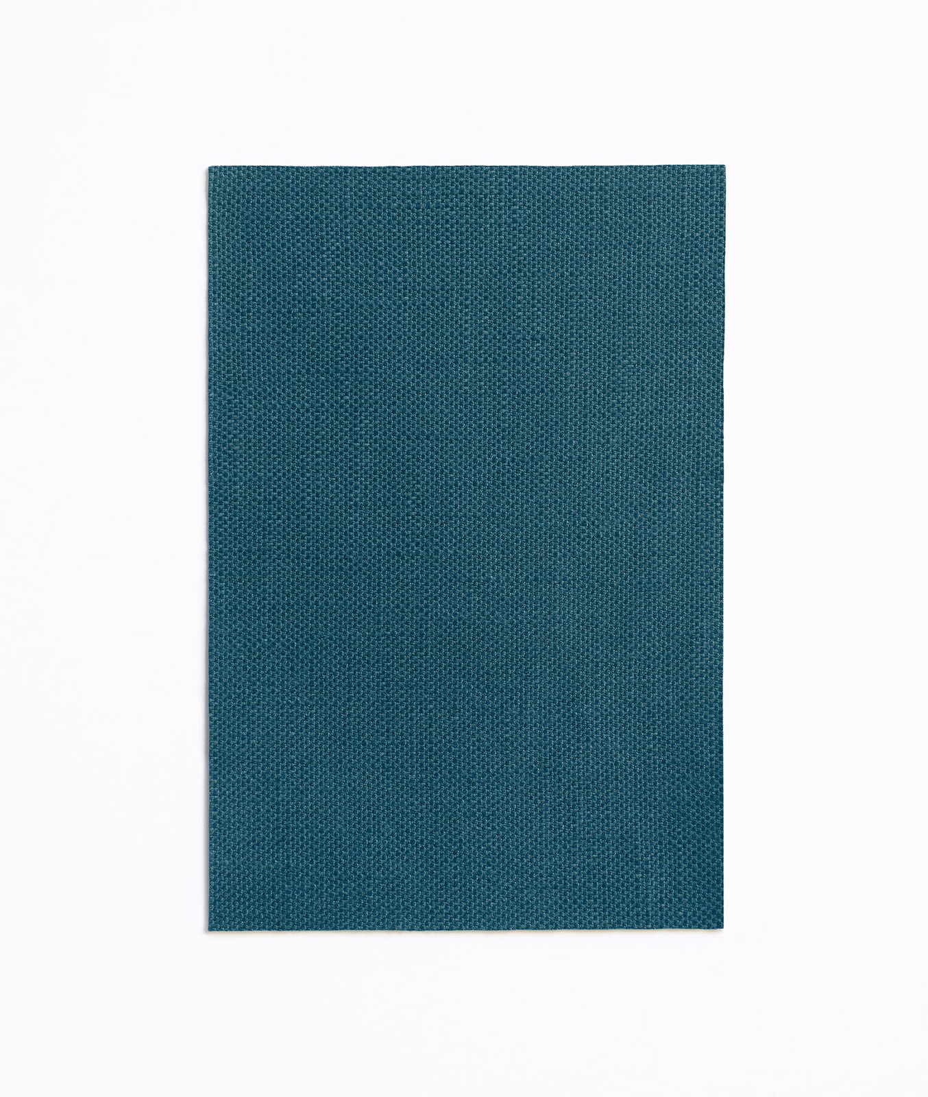 Deep teal Flair fabric with a fine, even woven texture