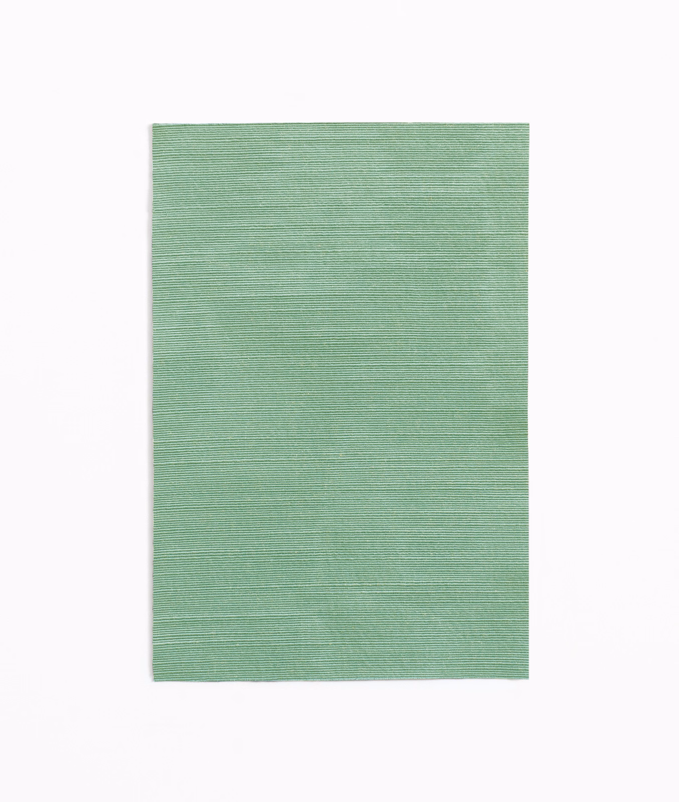 Soft mint-green fabric swatch with fine horizontal woven texture