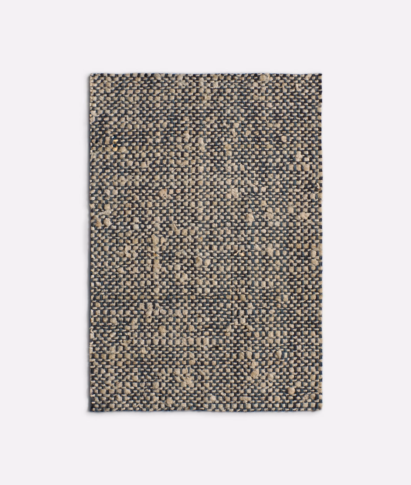 Mottled taupe-grey woven curtain fabric with sandy and charcoal flecks