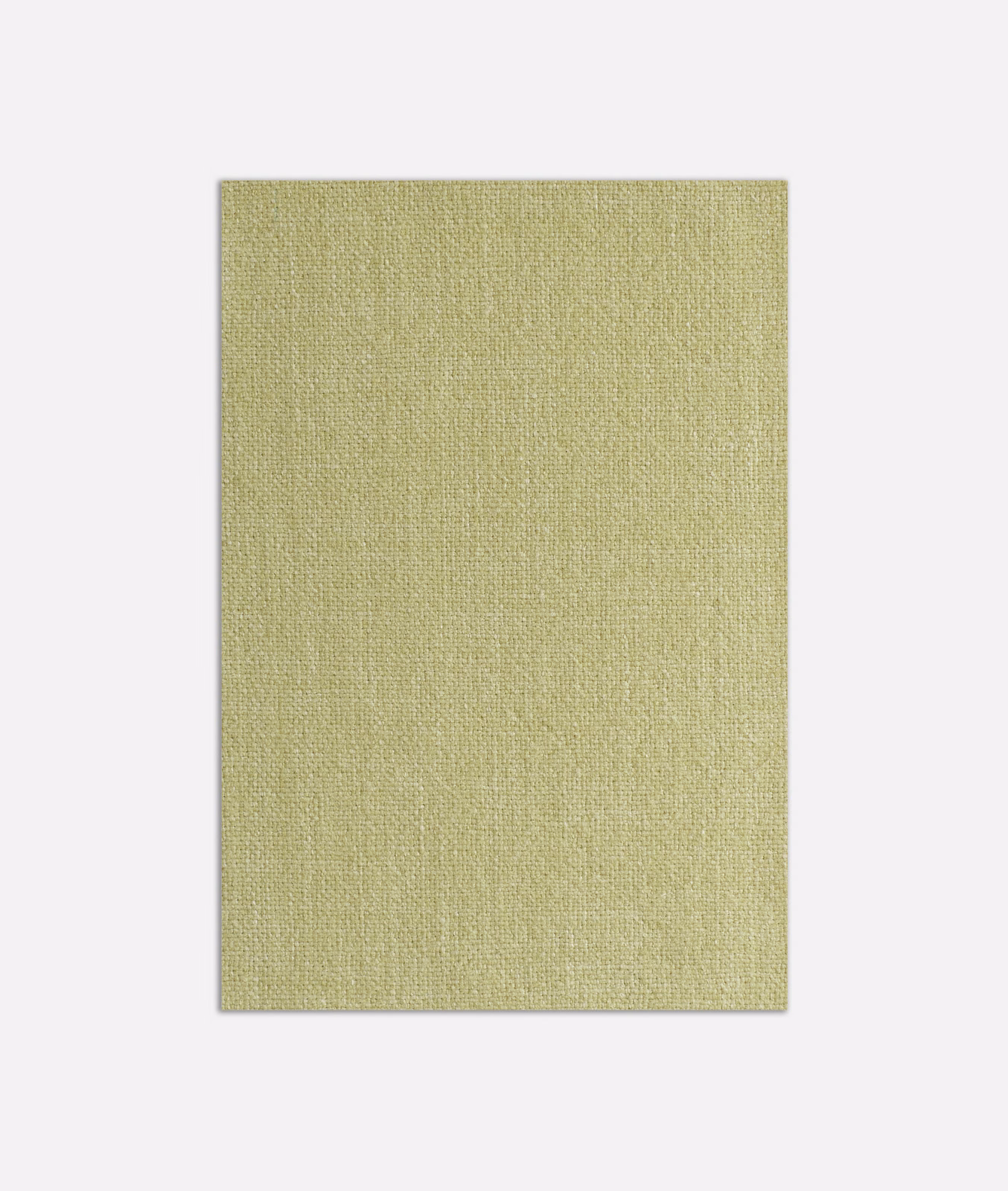 Pale yellow-olive Millais fabric with a fine softly mottled plain weave