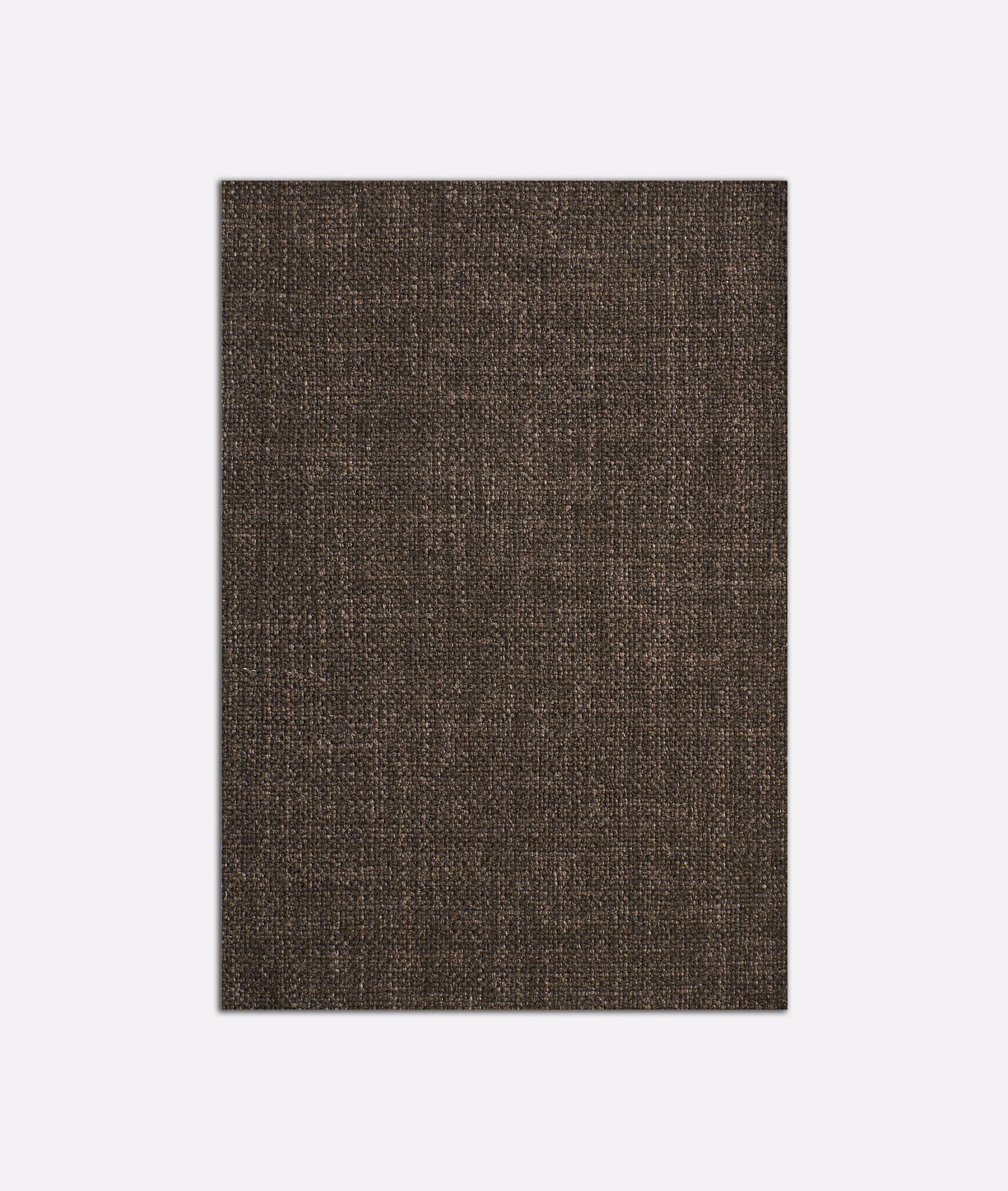 Dark espresso-brown curtain fabric with a fine, subtly mottled crossweave