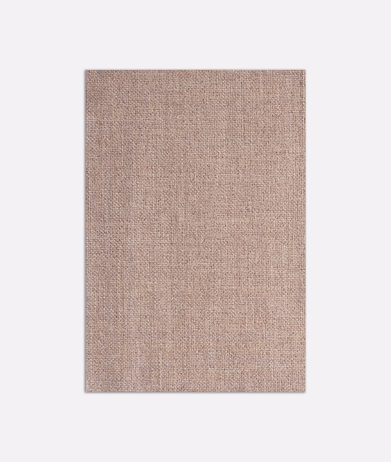 Dusty lavender-taupe curtain fabric with a fine, subtly mottled woven texture