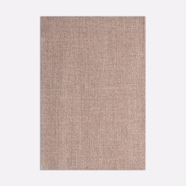 Dusty lavender-taupe curtain fabric with a fine, subtly mottled woven texture