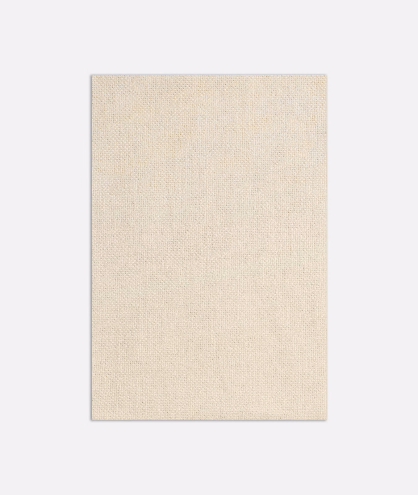 Warm ivory curtain fabric with a fine, even woven surface