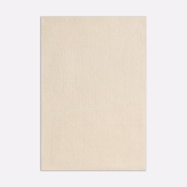 Warm ivory curtain fabric with a fine, even woven surface