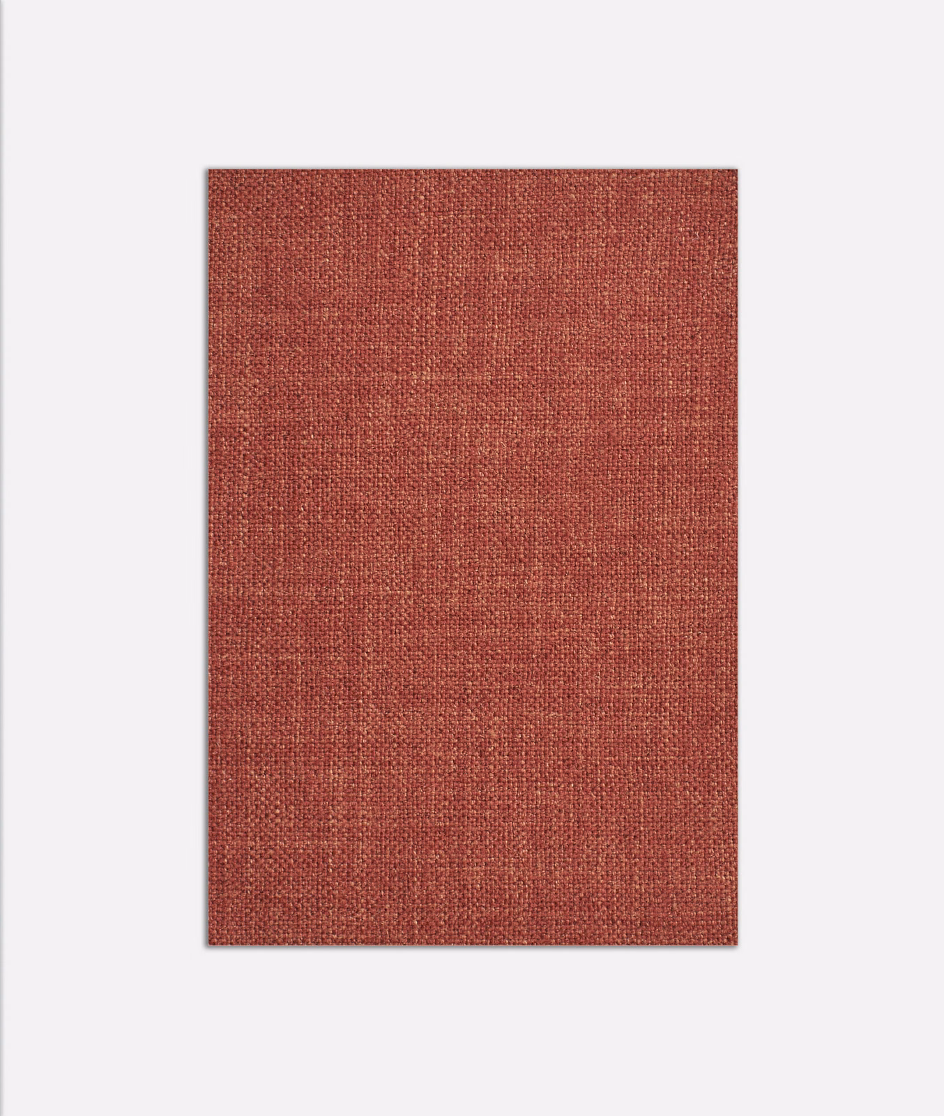 Deep pomegranate-red curtain fabric with a fine, subtly heathered woven texture
