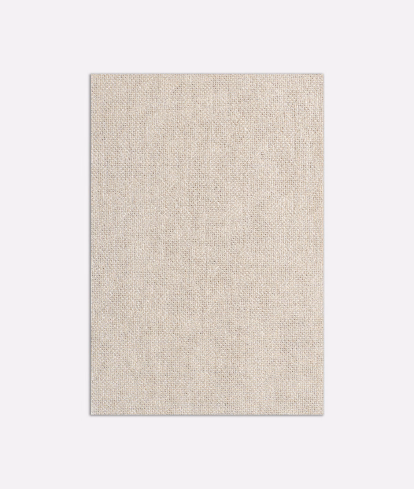 Warm ivory-beige curtain fabric with a fine, subtly mottled woven surface