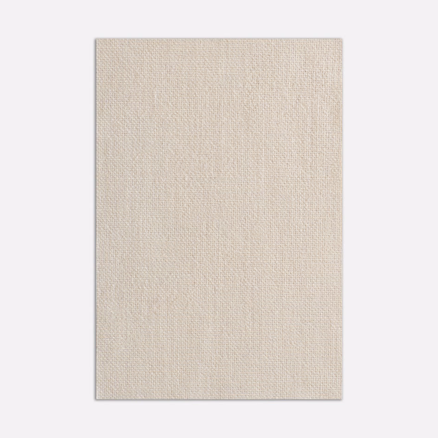 Warm ivory-beige curtain fabric with a fine, subtly mottled woven surface