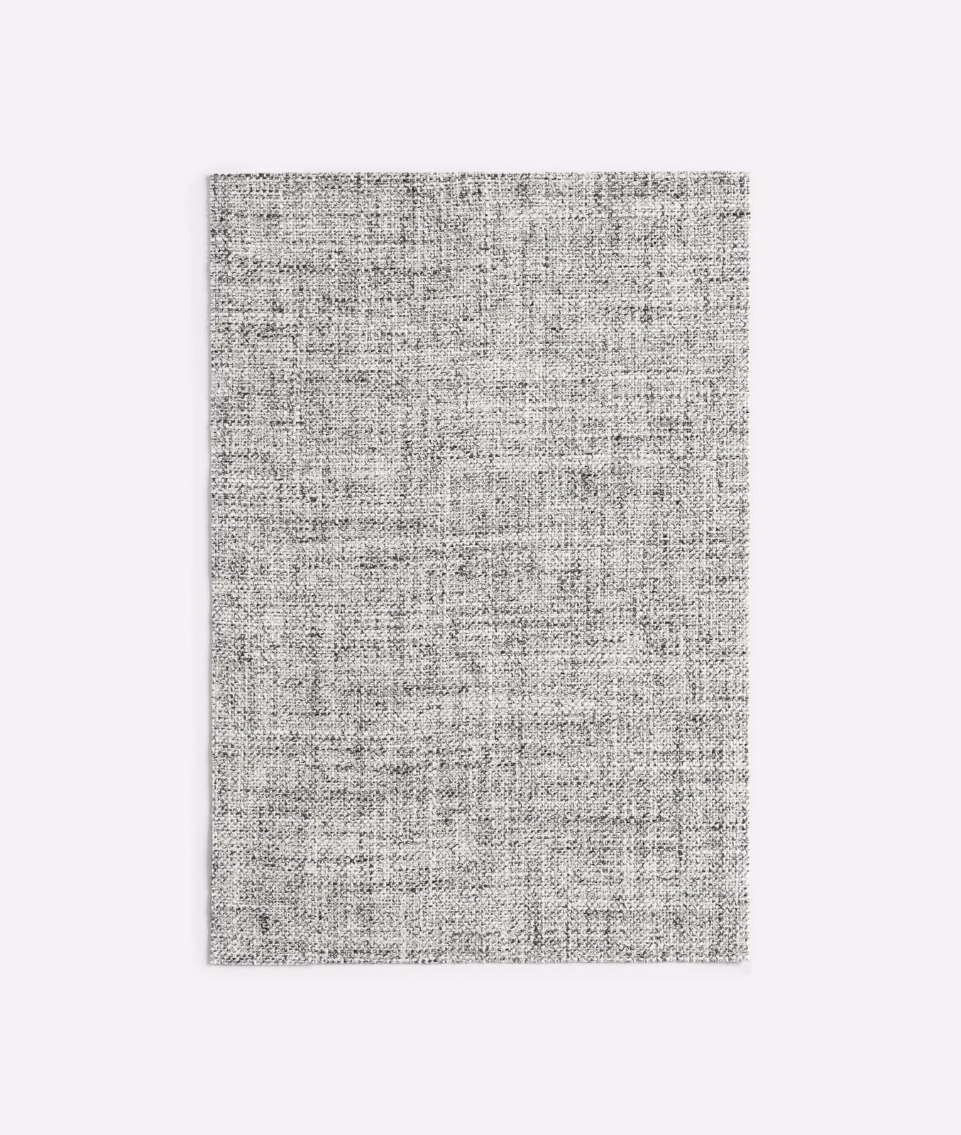 Silver-grey Millemiglia fabric with an irregular fine woven grid and mottled texture