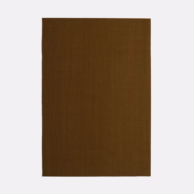 Deep bronze-brown curtain fabric with a fine, subtly crosshatched woven texture
