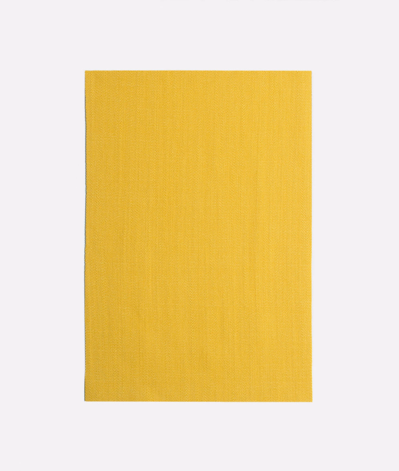 Warm yellow woven swatch with delicate vertical texture and softly luminous surface