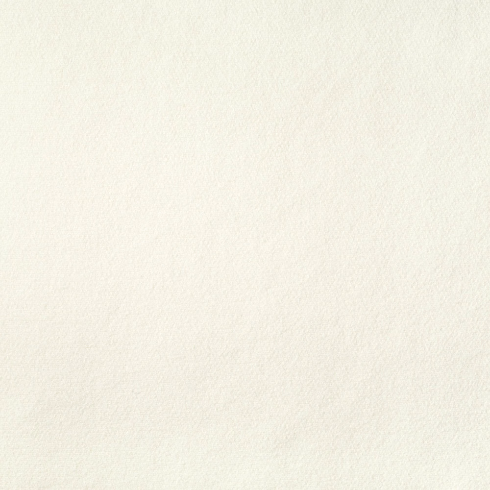 Pale ivory textile with a barely visible, softly brushed woven texture