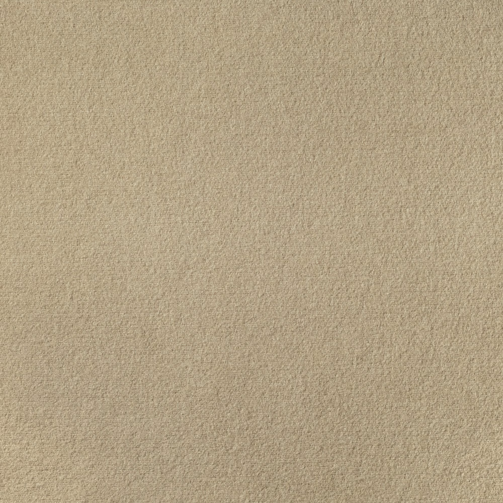 Warm camel-beige plain weave with a fine, softly mottled texture