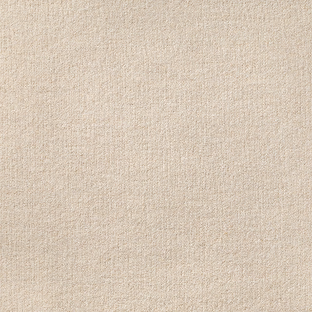 Close-up of warm Sabbia oatmeal-beige fabric with a fine irregular woven texture