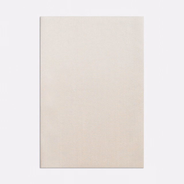 Pale warm ivory curtain fabric with a faint, softly textured woven surface