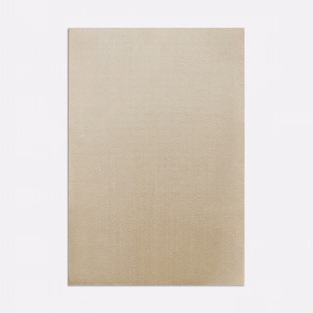 Pale golden-beige curtain fabric with a subtle, even woven texture