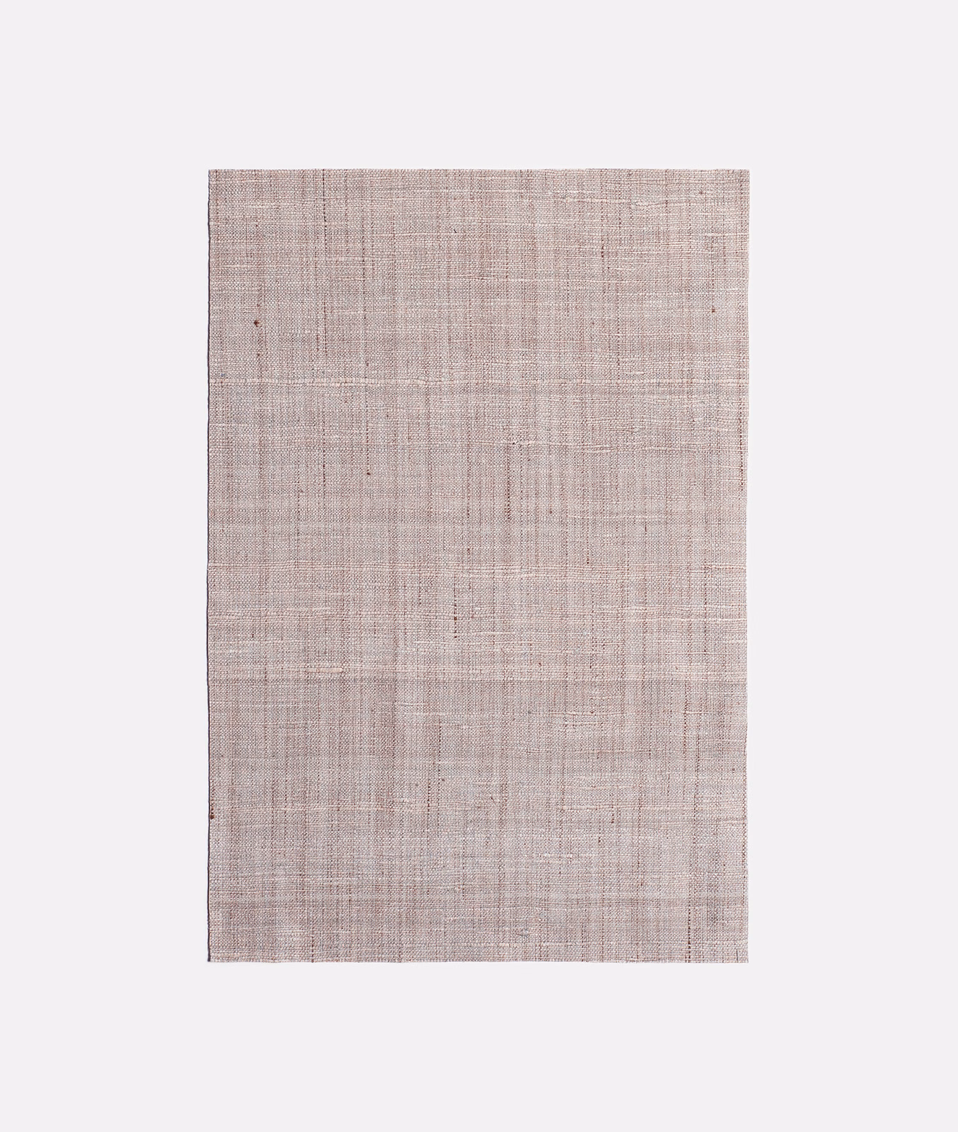 Pale dusty-lilac woven fabric with a fine crosshatched surface