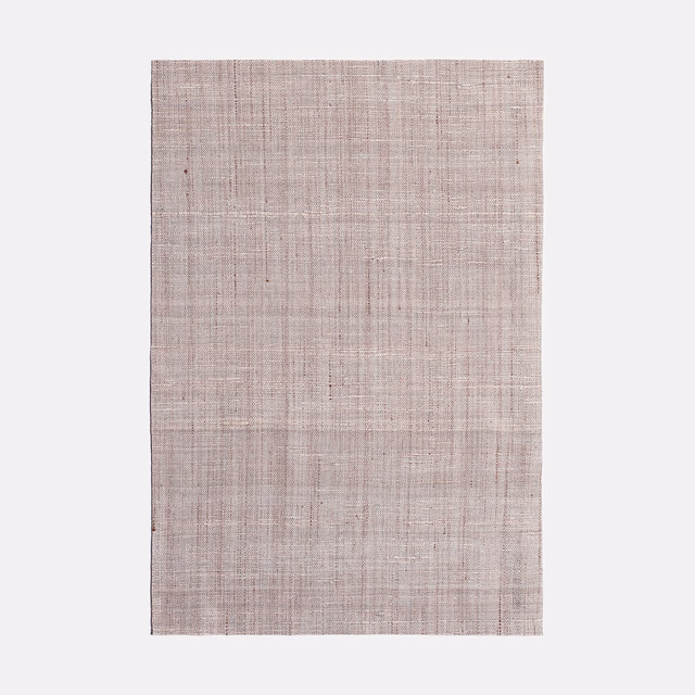 Pale dusty-lilac woven fabric with a fine crosshatched surface