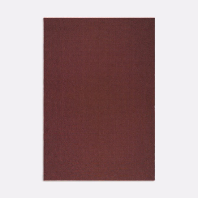 Deep mahogany-burgundy fabric swatch showing a fine, softly striated weave