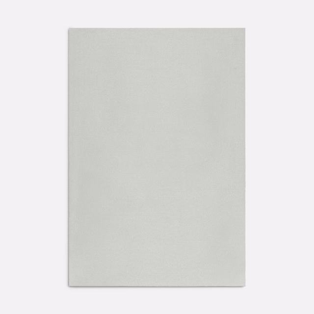 Pale silver-grey woven swatch with a soft, subtly reflective surface