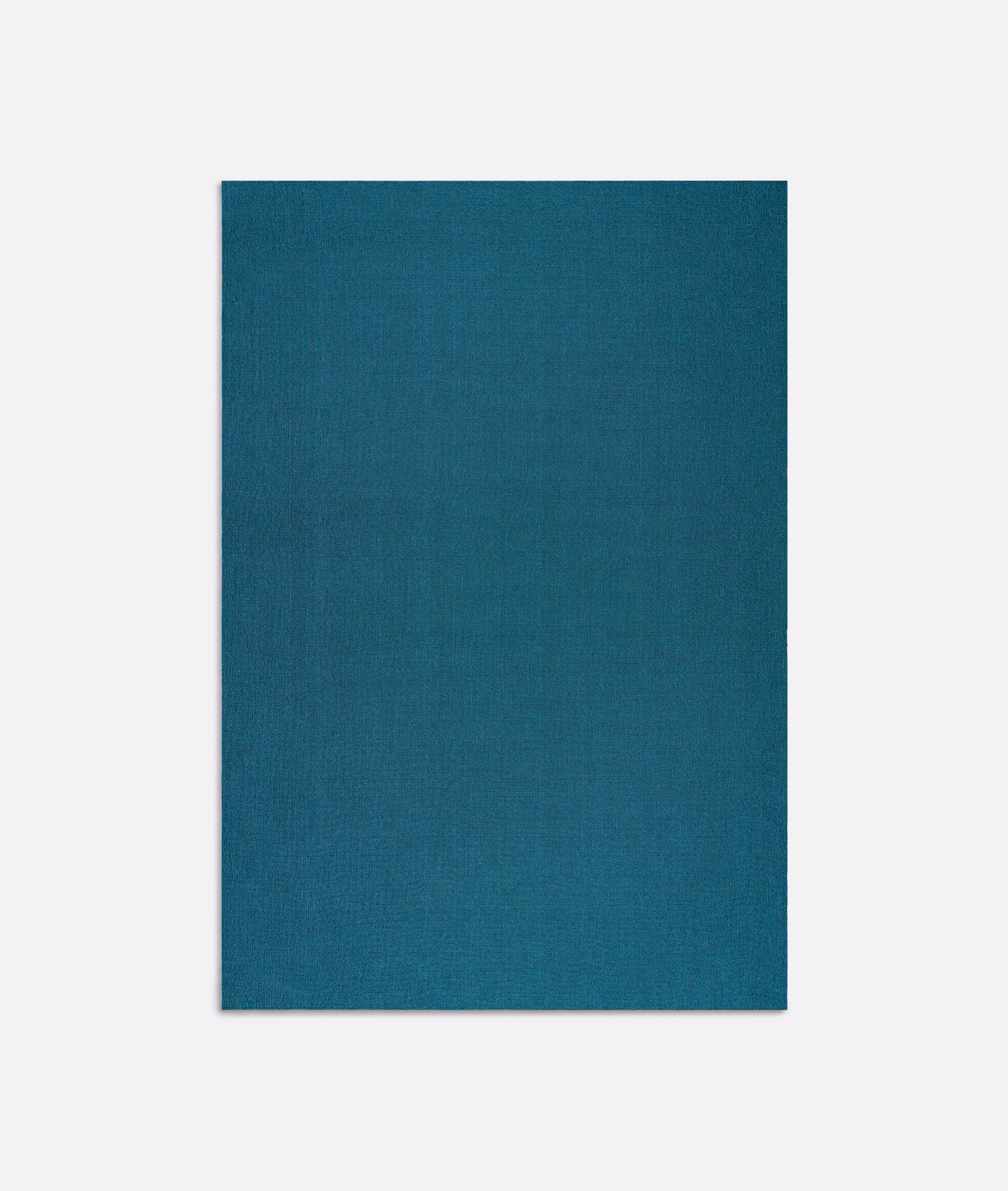 Deep Atlantique teal plain weave with a fine, softly mottled textile surface