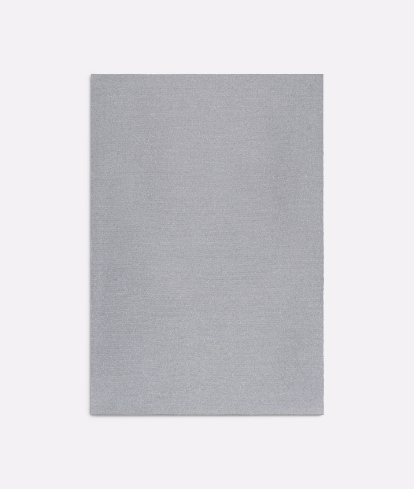 Pale blue-grey plain woven fabric swatch with a softly brushed, subtle texture