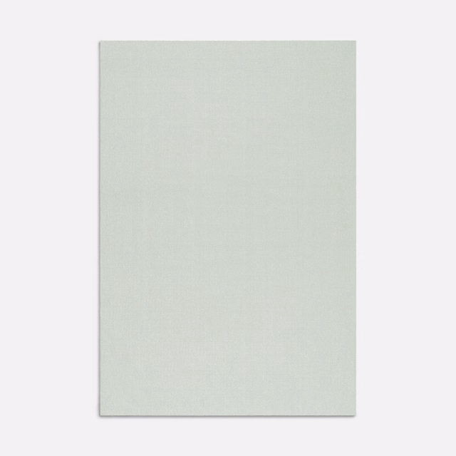 Pale sage-green curtain fabric with a fine, quiet woven texture